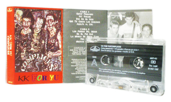 Cassette de Cómplices/KK For Yu. 1997.